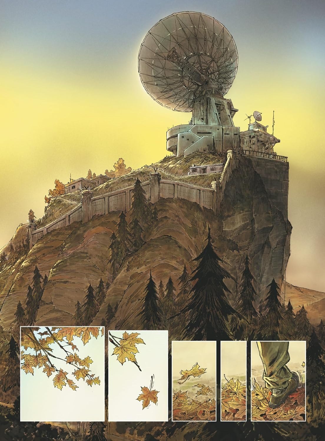 Planche de la bande dessinée Le problème à trois corps